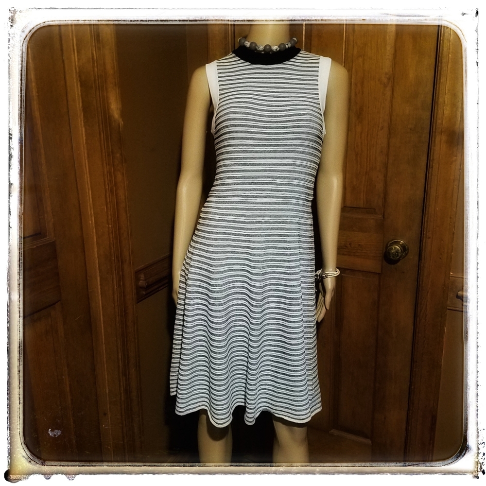 Aqua Womens Knit Sleeveless Mini Dress